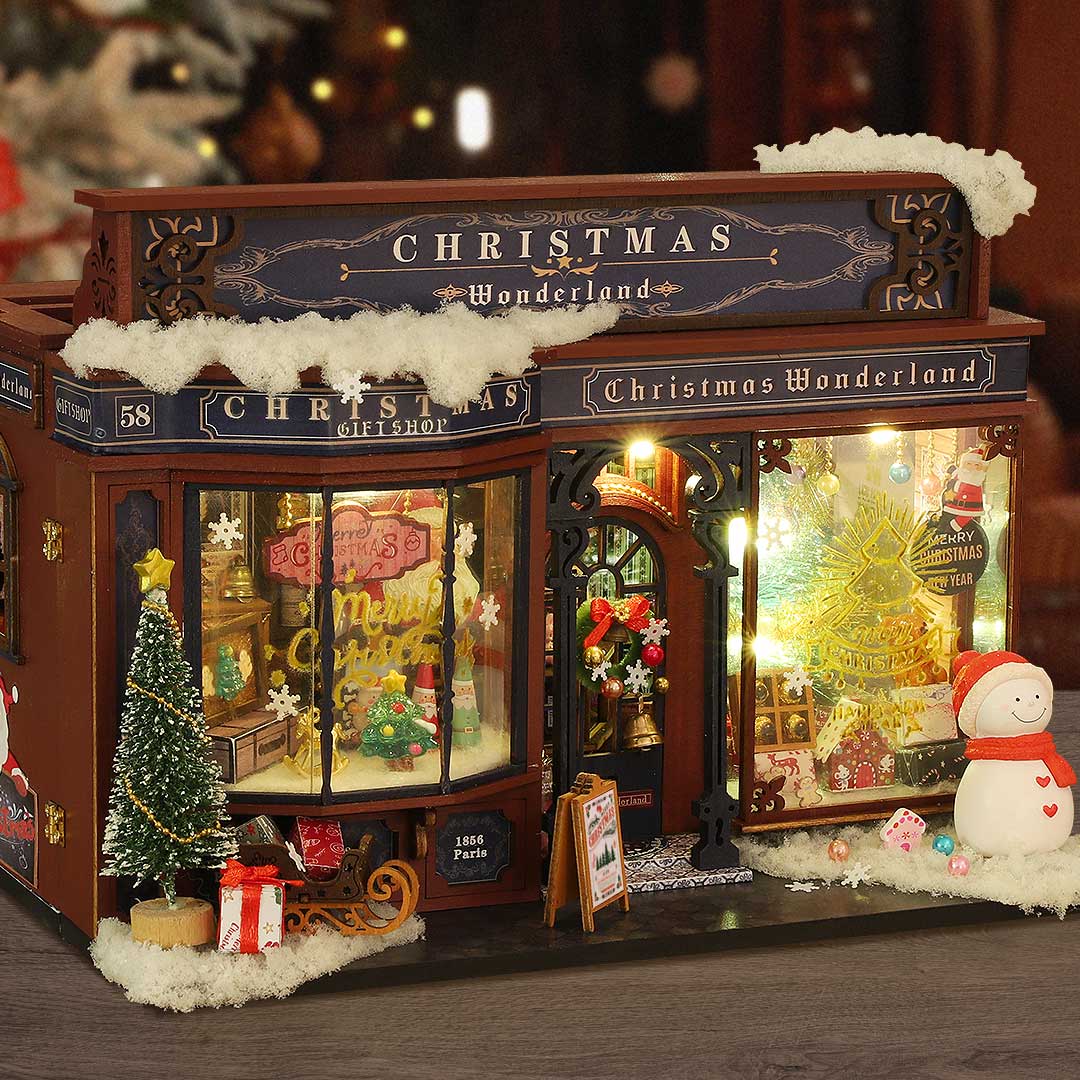 Christmas Wonderland DIY Miniature Dollhouse Kit