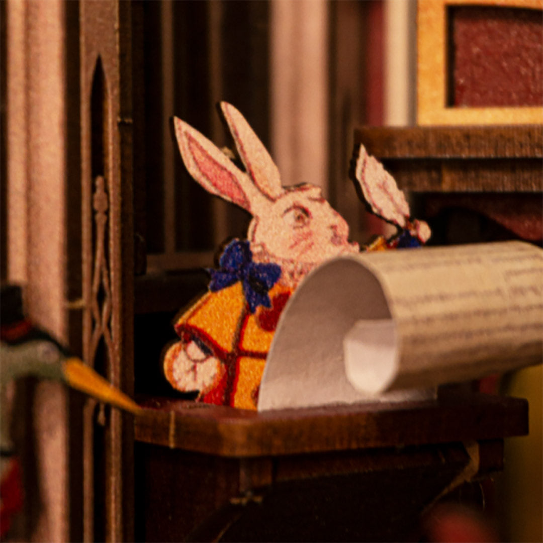 Alice in Wonderland DIY Wooden Book Nook Kit