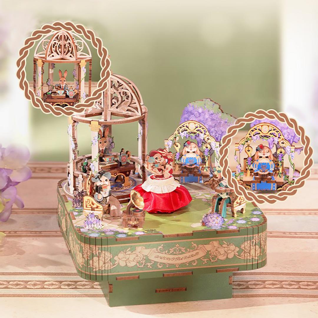 Flower Waltz DIY Puzzle Music Box