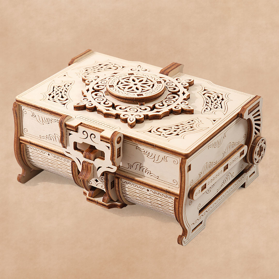 Music Box 3D Wooden Mechanical Jewelry Box