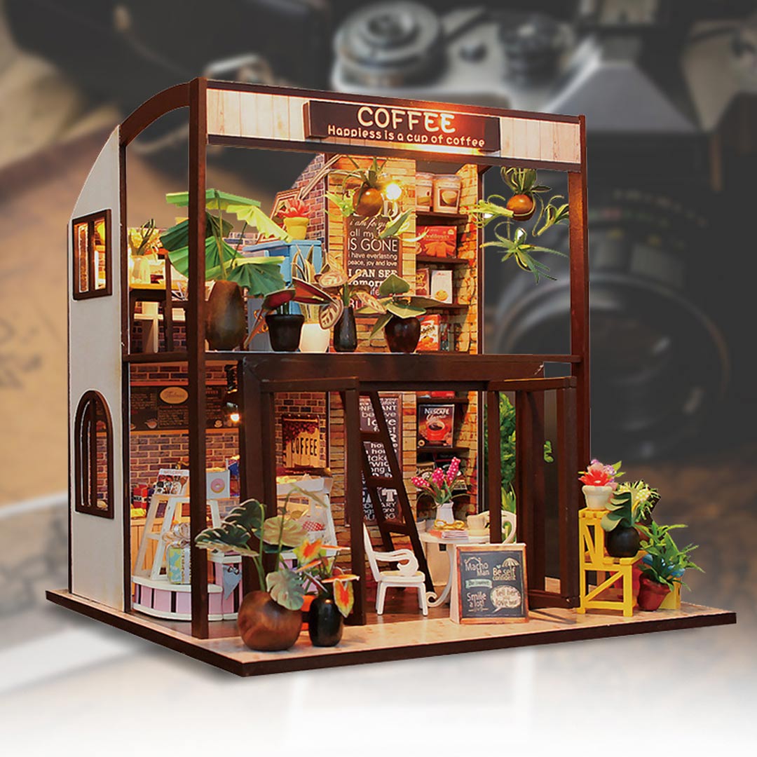 Time Of Coffee Miniature House Kit