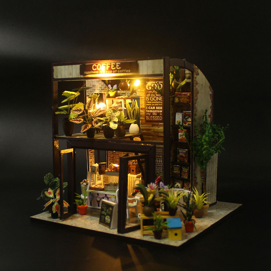 Time Of Coffee Miniature House Kit